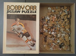 Vtg 1971 Rare Bobby Orr 500 Pc 1971 Jigsaw Puzzle Complete NHB Bruins 70s Hockey - £58.96 GBP