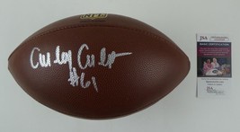 Curley Culp Signed Wilson Football Autographed Kansas City Chiefs JSA COA HOF - £71.43 GBP