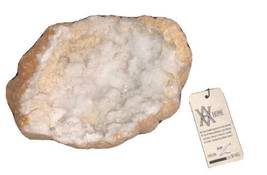 1275g Raw White Crystal Quartz Cluster Geode Specimen Home Decor New With Tags - £44.31 GBP