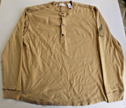 Vintage Levis Pearl Snap Men&#39;s Henley Shirt Size L - $32.73