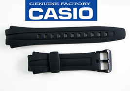 Genuine Casio Rubber Watch Band Strap AQ-163W AQ-163WG AQ-160W Black - £13.94 GBP