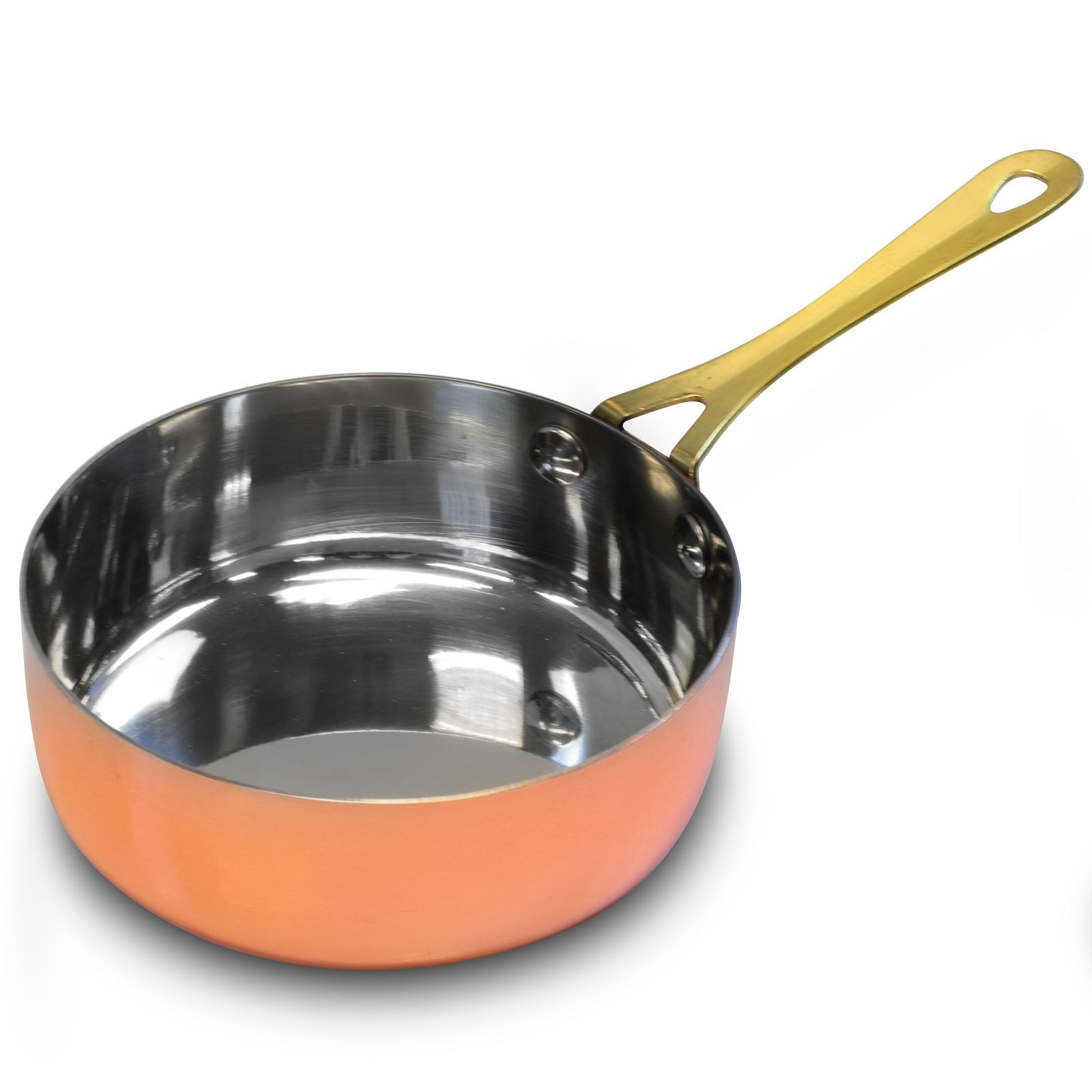 Gibson Home Rembrandt 4.7 Inch Stainless Steel Mini Frying Pan, Copper P... - $39.67