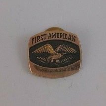 Vintage First American With Eagle .5&quot; Lapel Hat Pin - $5.34