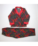 Deadstock Vtg 90s Victorias Secret Womens L 2 Piece Flower Paisley Pajam... - $182.72 CAD