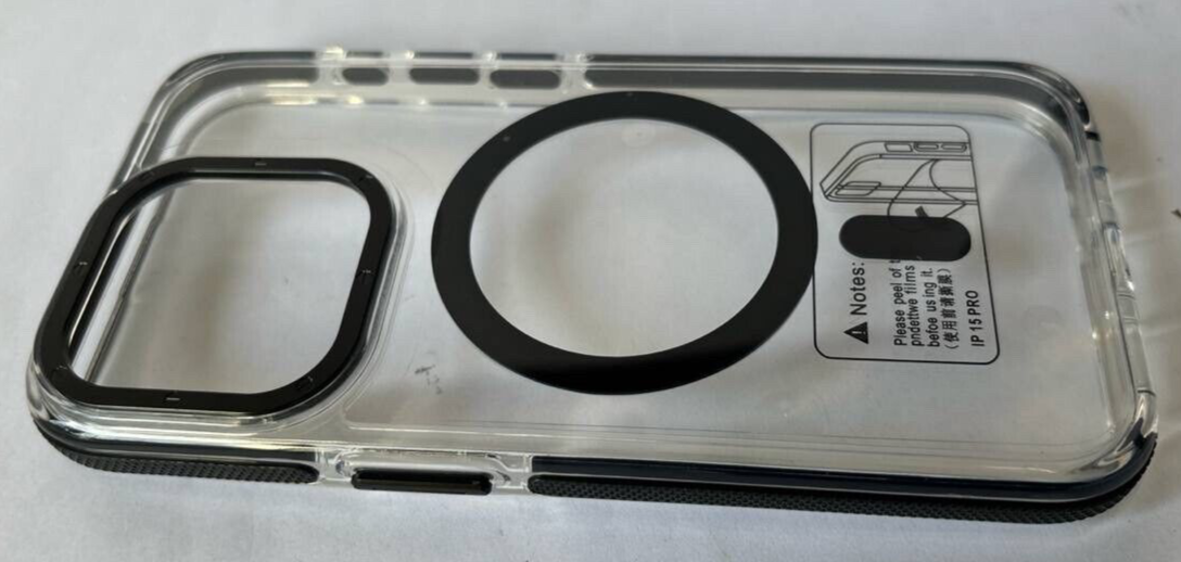 Protective MagSafe Case for iPhone 15 Pro 6.1" Clear Back Cover Translucent Stro Item image 5