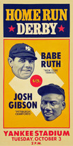 Babe Ruth Josh Gibson 8X10 Photo Pittsburgh Crawfords Yankees Baseball Picture - £3.87 GBP
