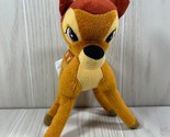 Disney Bambi small 9&quot; plush beanbag deer stuffed animal Just Play - £6.25 GBP