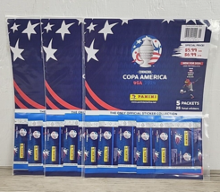 2024 Panini COPA America USA Sticker Collection  5 Sticker Packs - Lot of 3 - £15.23 GBP