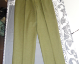 1967 FOREIGN MILITARY GREEN WOOL UNIFORM PANTS 32X30 - $35.99