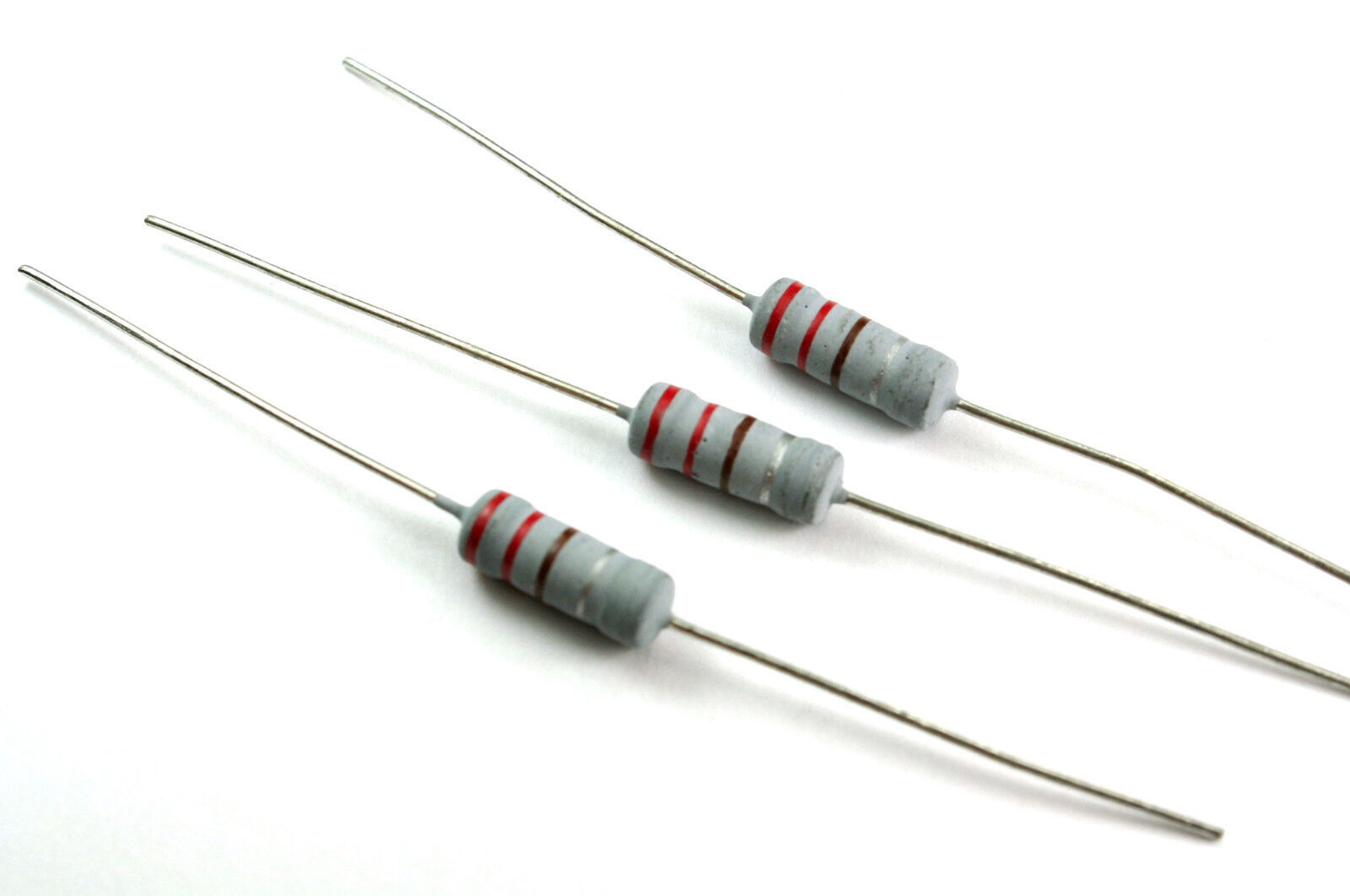 100pcs Metal Oxide Resistor  220 ohm, 1 watt, Non-inductive  220ohm 1w 10% - $16.75