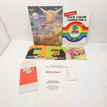 Vintage TRS-80 Color Computer Manuals &amp; Game Inserts Lot Radio Shack Tandy - $44.99