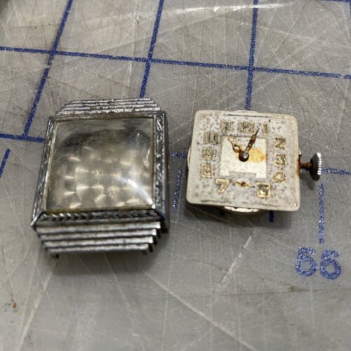 Primary image for Vintage Bruner Watch Argonic Case 10 1/2 15 Jewels Parts Repair