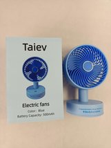 Taiev Electric fans,Compact and Portable Design and Charming Blue Aesthetic image 2