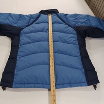 Columbia XL5187 Women’s Blue Full-Zip Button Up Puffer Jacket Pockets Size M image 8