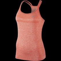 Nike 645032 Knit Seamless Tennis Tank Top Running Training Gym Orange $65, XS - £15.50 GBP