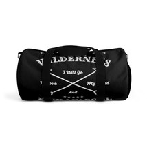 Personalized Duffel Bag Black and White Poster &quot;Into the Wilderness&quot; - £54.51 GBP+