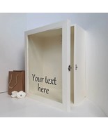 Extra Deep  WHITE Large Wooden Shadow Box 11 11/16&quot; x 14 15/16&quot; x 7 2/16&quot; - $160.10 CAD