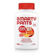 SmartyPants Kids Complete Gummy Vitamins: Multivitamin &amp; Omega 3 DHA/EPA Fish Oi - £23.49 GBP