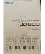 Roland JD-800 Synthesizer Original Reference Owners Manual Book II made ... - $89.99