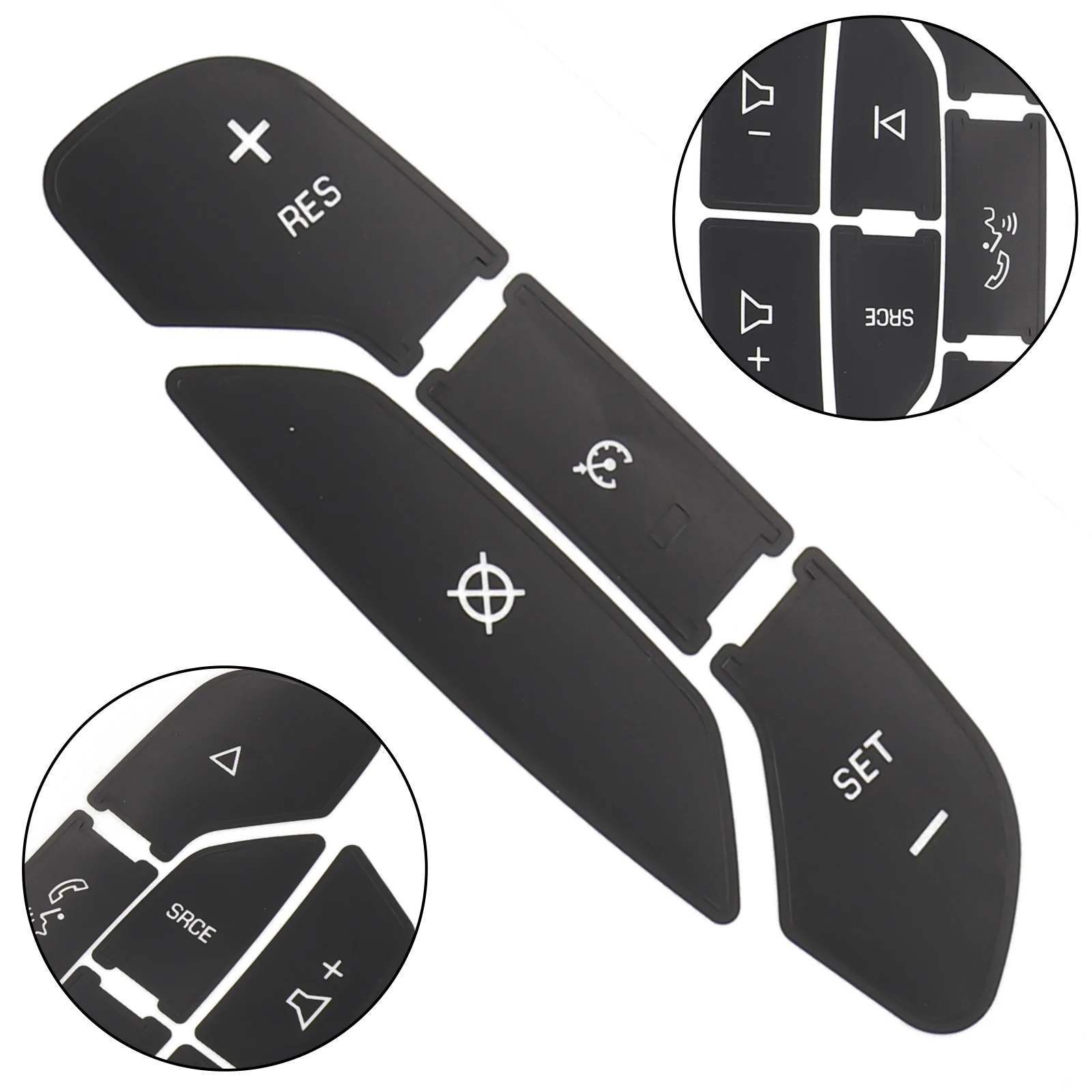 Hot Sale Steering Wheel Button Stickers For Tahoe For Yukon 2007-2014 Charging - £13.44 GBP