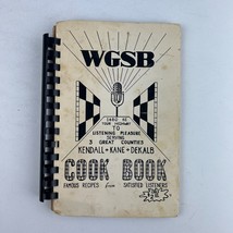 W.G.S.B. Cookbook Kendall Kane Dekalb Illinois Cookbook - £38.78 GBP