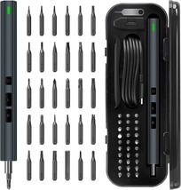 STREBITO Small Electric Screwdriver, 37-in-1 Mini Electric Screwdriver K... - £49.04 GBP