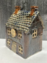 Slab Construction Art Pottery The Crown Pub England Stand Alone House Bu... - $47.52