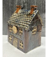 Slab Construction Art Pottery The Crown Pub England Stand Alone House Bu... - £37.87 GBP