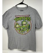 Teenage Mutant Ninja Turtles Men&#39;s Gray Short Sleeve Crew Graphic T-Shir... - $271.84 MXN