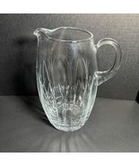 Vintage BLOCK Clear Crystal Glass Drink Serving Pitcher [Item 886] - $71.06