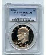 1976-S $1 Silver DC (Proof) Ike Dollar PR69DCAM PCGS  20150108 - £41.09 GBP