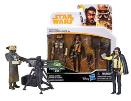 Star Wars Force Link 2.0 Kessel Guard &amp; Lando Calrissian 3.75-Inch Figures NIB - £9.46 GBP