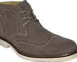 G.H.BASS Baltimore Men&#39;s Gray Suede Leather Wingtip Boots, 2768-010 - £62.64 GBP