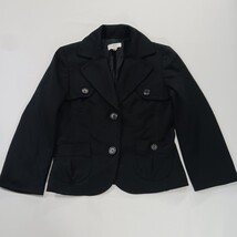 Ann Taylor Loft Women’s Black Two-Button Stretch Coat Jacket Size 2 image 11