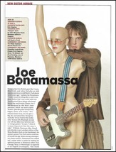 Joe Bonamassa age 25 with Chandler LectraSlide guitar profile article 2 photos - £3.38 GBP