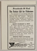 1927 Print Ad Richardson Fishing Rods &amp; Reels Made in Chicago,Illinois - £5.78 GBP