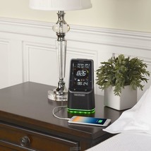 Hammacher Bluetooth Alarm Clock/Weather Station Monitor La Crosse Technology - £52.13 GBP