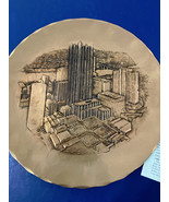 PPG headquarters Pittsburgh bronze collectors plate by Natale - $67.77 CAD