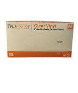 ProVision Select Clear Vinyl Powder-Free Exam Gloves 100-Pack Medium - £7.78 GBP