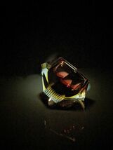 Sommerso Murano Gold and Violet Faceted Glass Ashtray made in Italy image 9