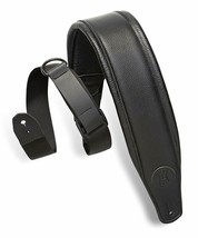 Levy&#39;s - MRHGP-BLK - Leathers Right Height Guitar Strap 3.5&quot; Width - Black - £55.05 GBP