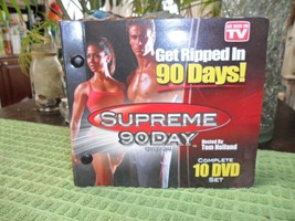 GET RIPPED IN 90 DAYS, SUPREME 90 DAY SUPREME WORKOUT~  10 DVD set AS SE... - £9.30 GBP