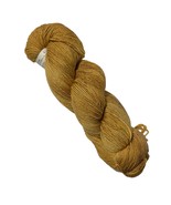 Fierce Fibers Hand Dyed Yarn Warm Kitty Superwash Merino Cashmere Gold S... - $38.90 CAD