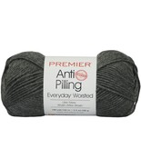 Premier Yarns Anti-Pilling Everyday Worsted Solid Yarn-Charcoal - $253.20 MXN