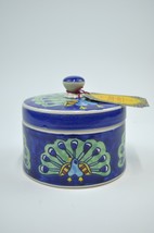 Jaipur in Bloom A World Traveler Collection Ceramic Dish with Lid - £23.59 GBP