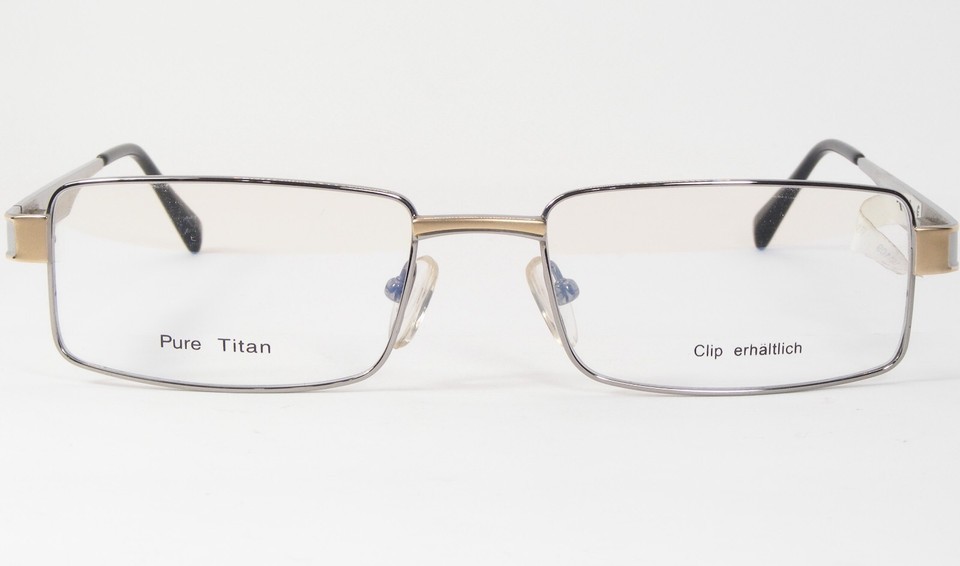 Optik Fleckenstein 4181 1 Silver /Gold UNIQUE RARE EYEGLASSES Titan 53-18-140mm Item image 2