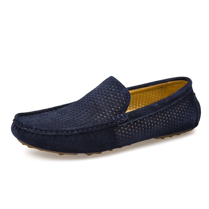 Es casual luxury brand slip on summer designer loafers men moccasins breathable italian thumb200