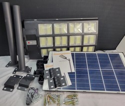 2 Pack Solar Street Lights, Dusk to Dawn Solar Lights, Motion Sensor, and Remote - £111.77 GBP