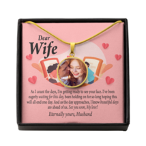 To Wife From Husband Personalized Long Distance Eagerly Waiting For Your Return - £48.41 GBP+