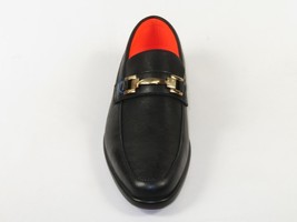 Men's TAYNO Shoes The Caprio L TAYNO leather Bit Loafer Black perforated image 2